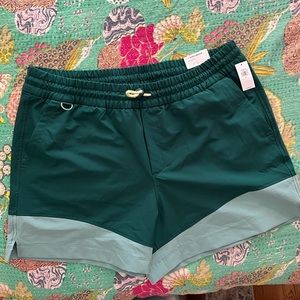 Old Navy Women's Green and Light Blue Cargo Shorts